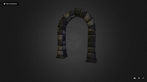 Low-Poly Dungeon Entry preview image